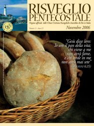 PENTECOSTALE - Assemblee di Dio in Italia