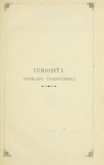 Curiosità popolari tradizionali - Centrostudirpinia.It