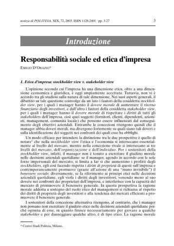 D'Orazio Responsabilità sociale (pdf, it