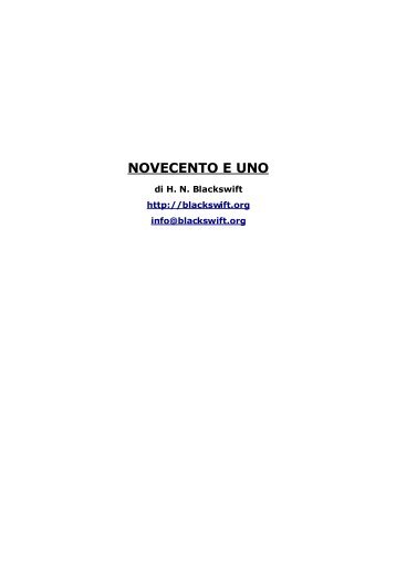 Novecento e Uno (PDF) - AsRomaUltras.org