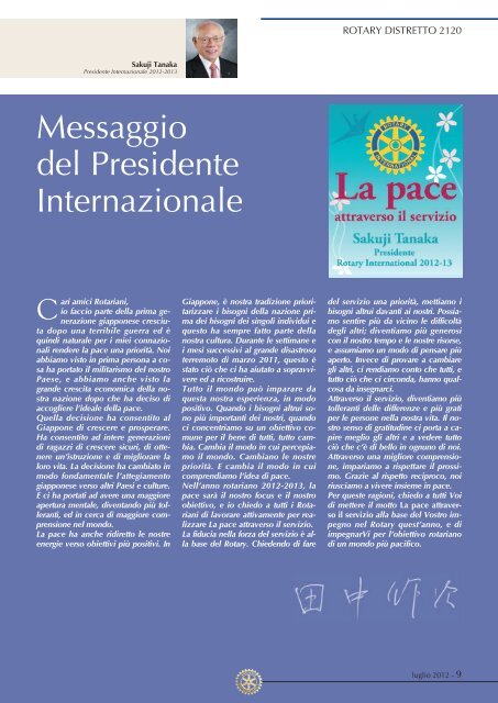 Rivista luglio 2012 - Distretto 2120