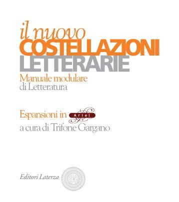 Manuale modulare di Letteratura Espansioni in a ... - Editori Laterza