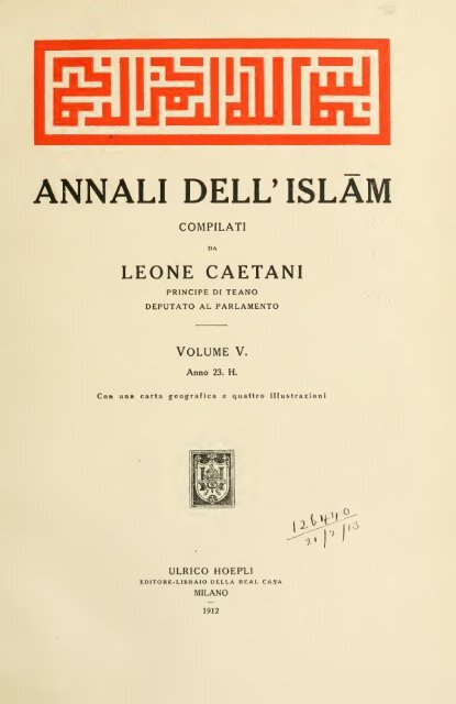 Annali dell'Islam