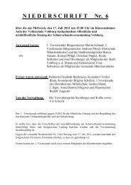Niederschrift Schulverbandsversammlung - Stadt Vohburg