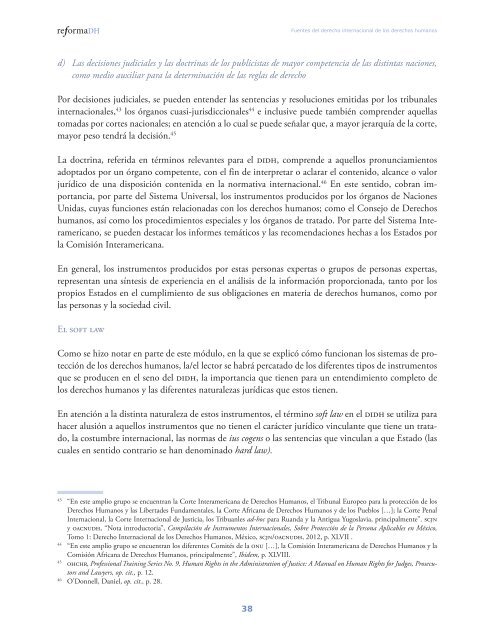 Fuentes del derecho internacional de los derechos humanos