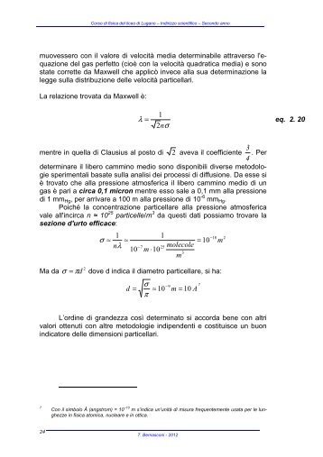 La teoria cinetica dei gas 2012-13.pdf - ZyXEL NSA210 - Liceo di ...