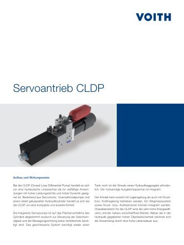 Servoantrieb CLDP - Voith Turbo