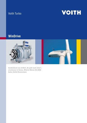 WinDrive - Voith Turbo