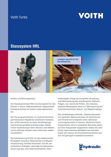 Stanzsystem HRL - Voith Turbo