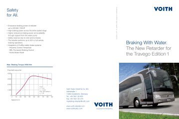 Braking With Water. The New Retarder for the Travego ... - Voith Turbo