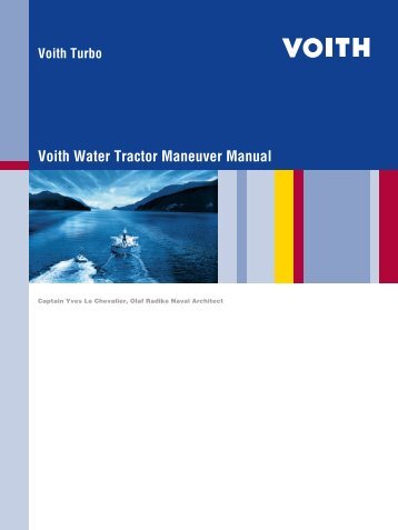 Voith Water Tractor Maneuver Manual - Voith Turbo