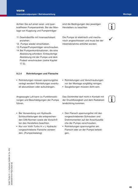 Innenzahnradpumpen IPH ? IPC ? IPV(S) ? IPVP - Voith Turbo