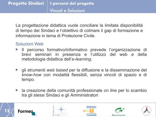 Presentazione progetto a cura di Antonio Triglia - Protezione Civile ...