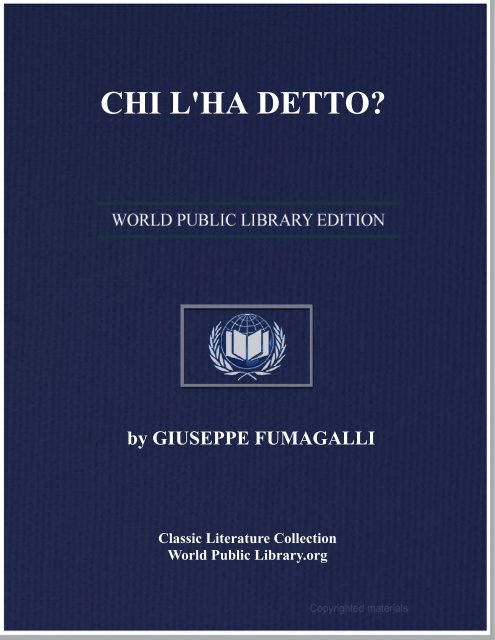 Il posto dei grandi. Manco per sogno e Titù