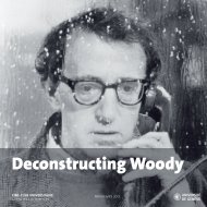 Deconstructing Woody - Activités culturelles