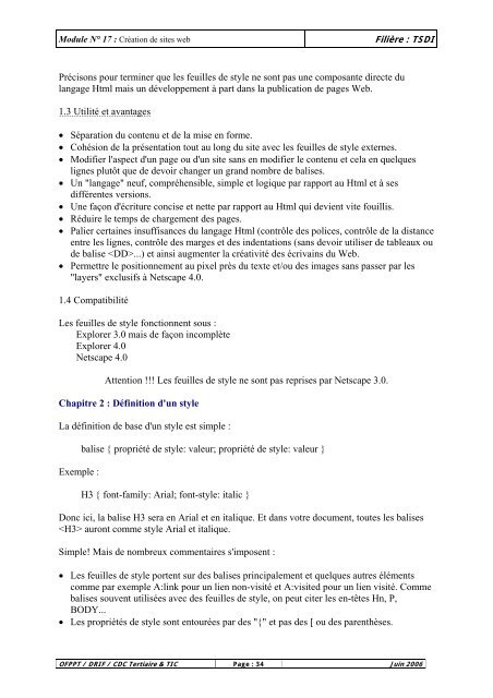 resume theorique & guide des travaux pratiques - ista 4 all ...