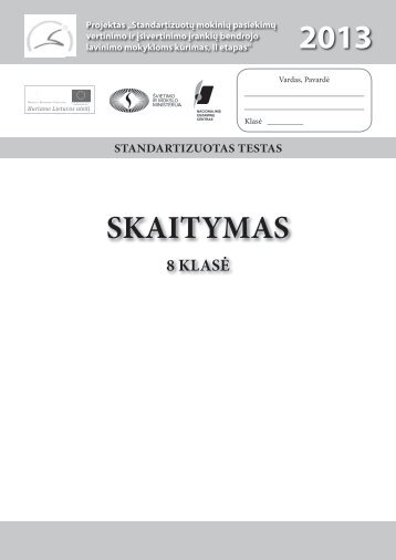 SKAITYMAS - Nacionalinis egzaminų centras