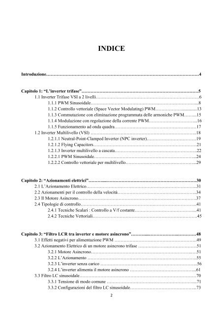 L'inverter NPC in azionamenti di MT per motori asincroni - DimacReD