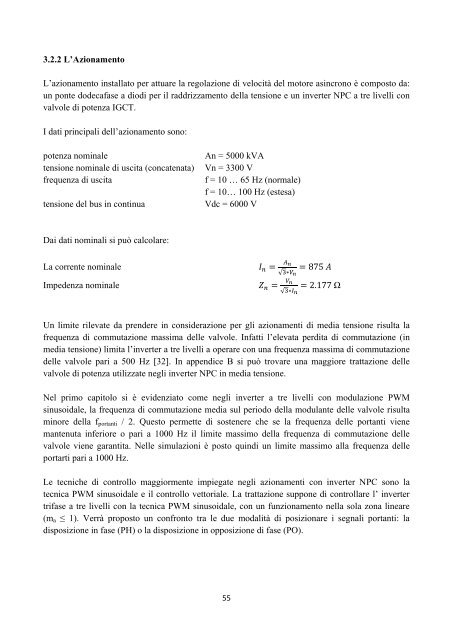 L'inverter NPC in azionamenti di MT per motori asincroni - DimacReD