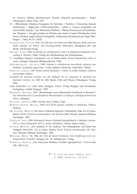 archivum lithuanicum 2 (4,26 mb) - Lietuvių kalbos institutas