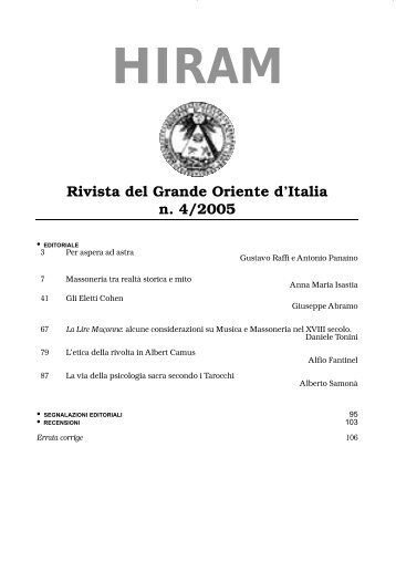 Scarica il PDF - Grande Oriente d'Italia