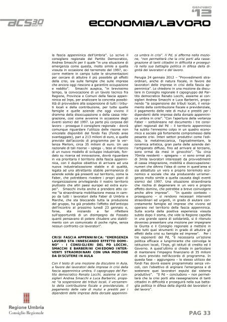 PAG 1 - Consiglio Regionale dell'Umbria - Regione Umbria