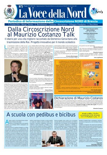 Notiziario La Voce della Nord - giugno 2011 - Comune di Brescia