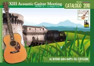 catalogo acoustic guitar meeting - sarzana 2010 - Dismamusica