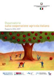 Osservatorio sulla cooperazione agricola italiana - Fedagri ...