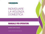 Individuare la violenza domestica. Manuale per ... - Regione Veneto