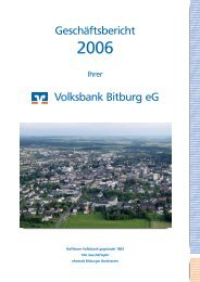 Voba Geschäftsbericht 2006_NEU - Volksbank Bitburg eG