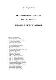 i raggi e le iniziazioni - La Tradizione Iniziatica tra Oriente e Occidente