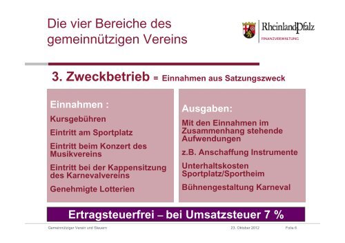 Gemeinnütziger Verein und Steuern - Volksbank Eifel Mitte eG