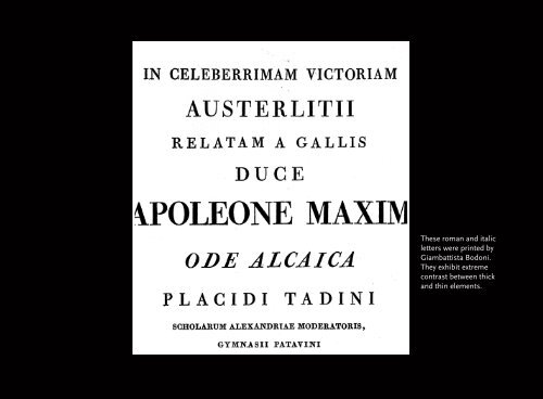 A brief history of typefaces