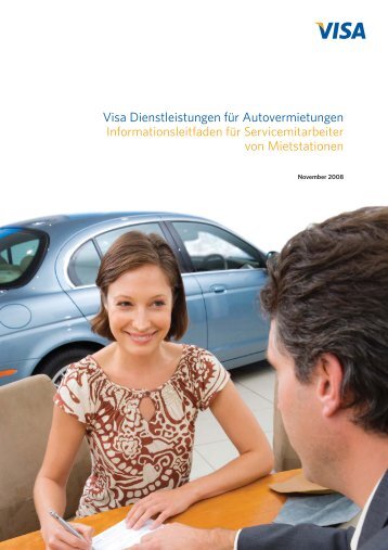 VISA-Leitfaden für Autovermietungen (pdf) - Volksbank Freiburg