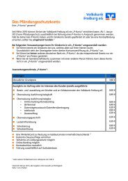 Download P-Konto Flyer (pdf) - Volksbank Freiburg