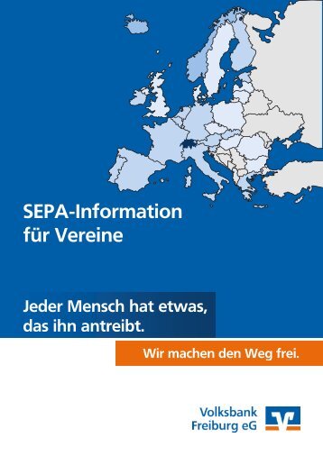 SEPA-Information für Vereine - Volksbank Freiburg