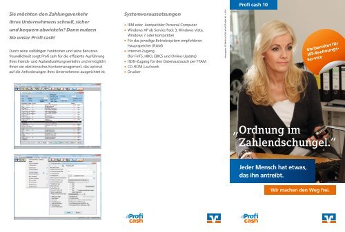 Profi Cash Flyer Volksbank Zwickau Eg