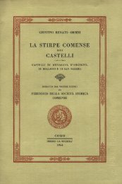 La stirpe comense dei Castelli - Archivio Orsini Dea Paravicini