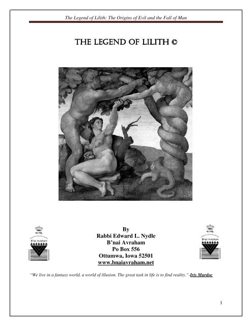 THE THE LEGEND LEGEND OF OF LILITH LILITH © ©