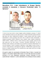 Barcellona P.G.: L'atto intimidatorio al Gruppo Bonina, arrestato il ...