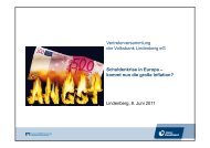 Vortrag von Erwin Maurus - Volksbank Lindenberg eG