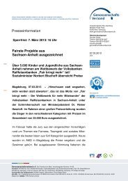 Pressemitteilung - Volksbank Magdeburg eG