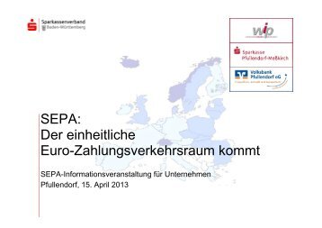 Handout Präsentation Infoveranstaltung SEPA für Firmenkunden ...