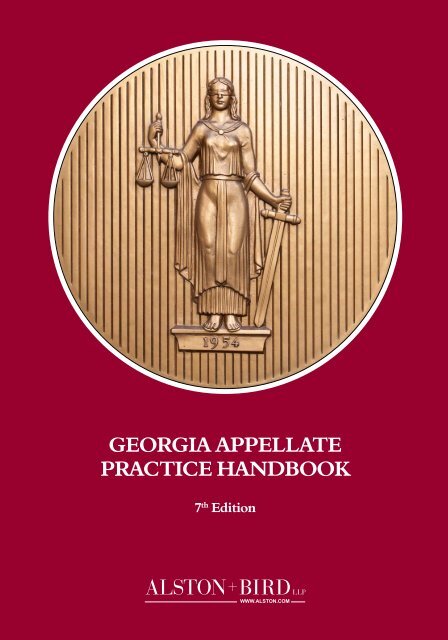 Georgia Appellate Practice Handbook - Alston &amp; Bird LLP