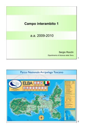 Campo interambito 1 a.a. 2009-2010 - Dipartimento di Scienze della ...