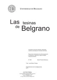 Las tesinas - Universidad de Belgrano