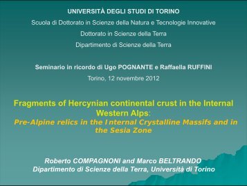 Gran Paradiso - Università degli Studi di Torino