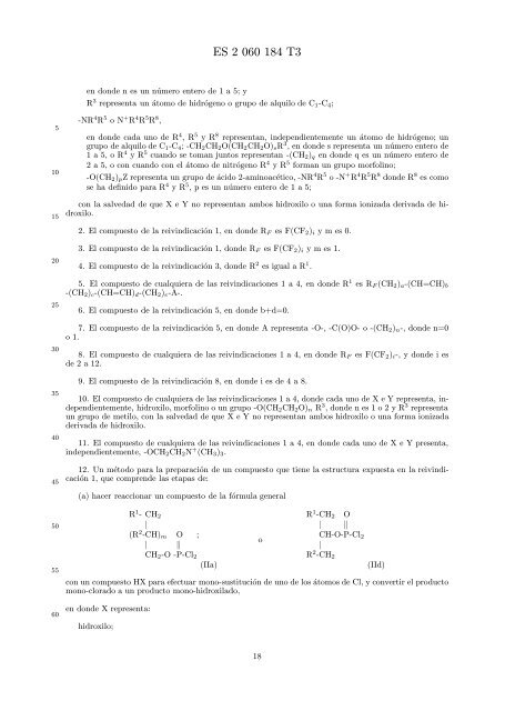 moleculas anfifilicas con fluor y fosforo con propiedades revestidoras.