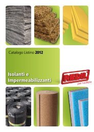 Catalogo Listino Isolanti e Impermeabilizzanti - Redil